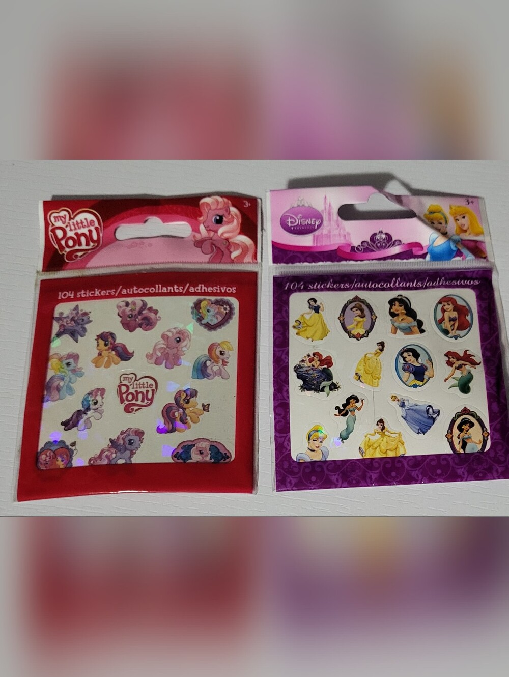 2011 Holographic Stickers (My Little Pony & Disney Princesses)